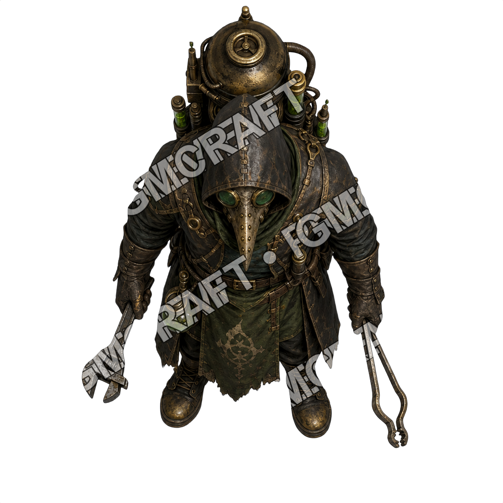 Floating Apothecary Garden Boiler Keeper top-down token preview