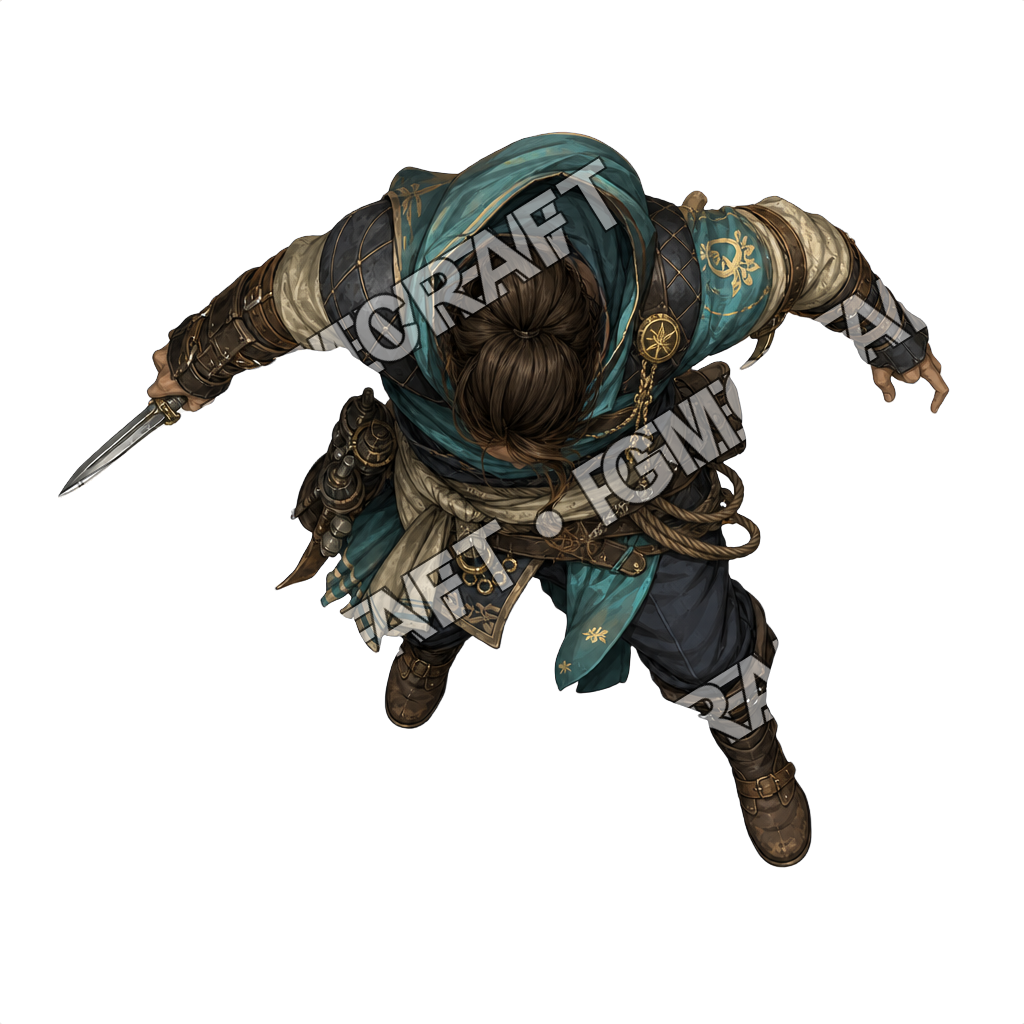 Floating Orchard Ship Smuggler Runner top-down token preview