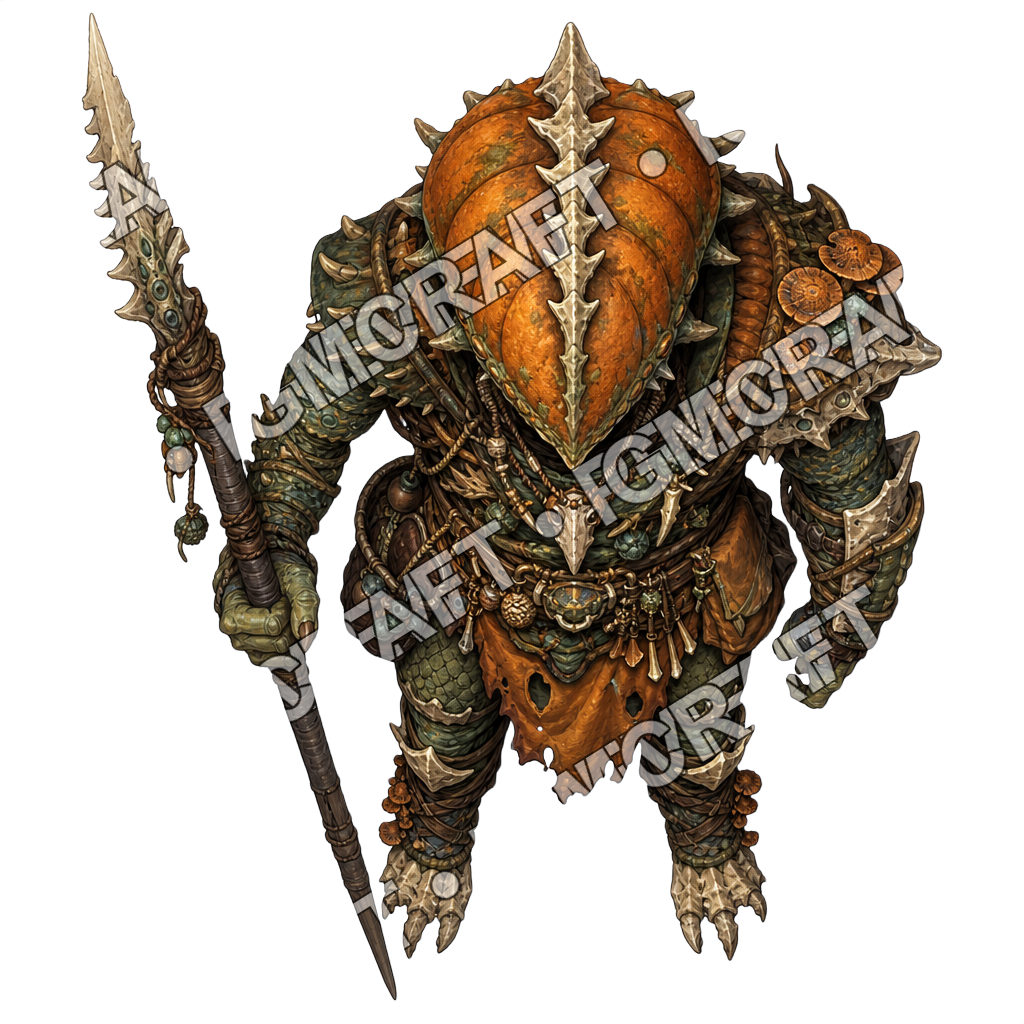 Giant Hollowed Out Pumpkin Boat Brood Captain top-down token preview