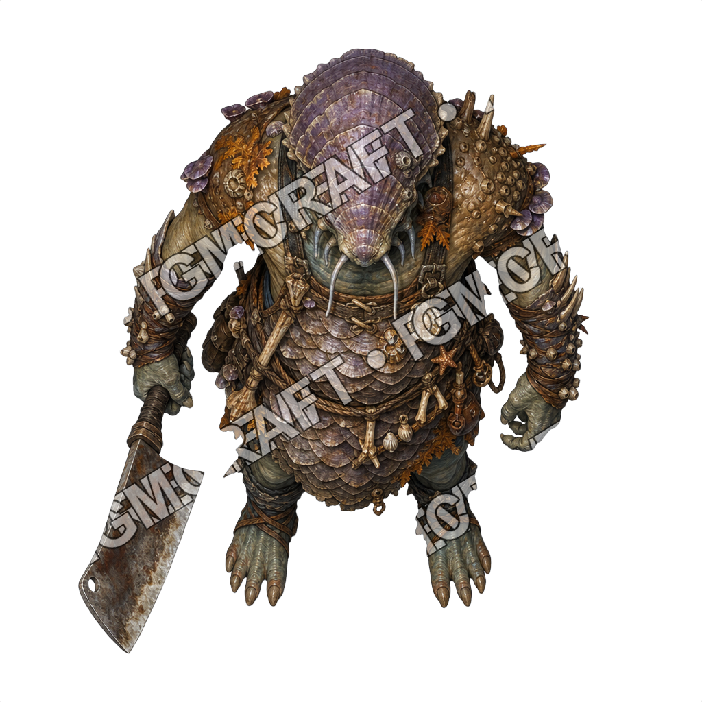 Giant Hollowed Out Pumpkin Boat Tide Butcher top-down token preview