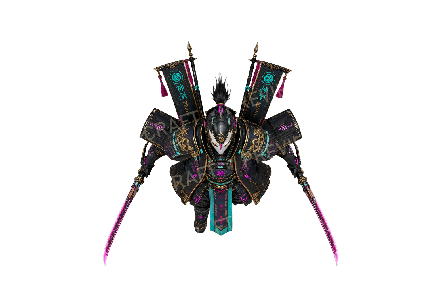 Neon Shrine Sentinels product preview 6