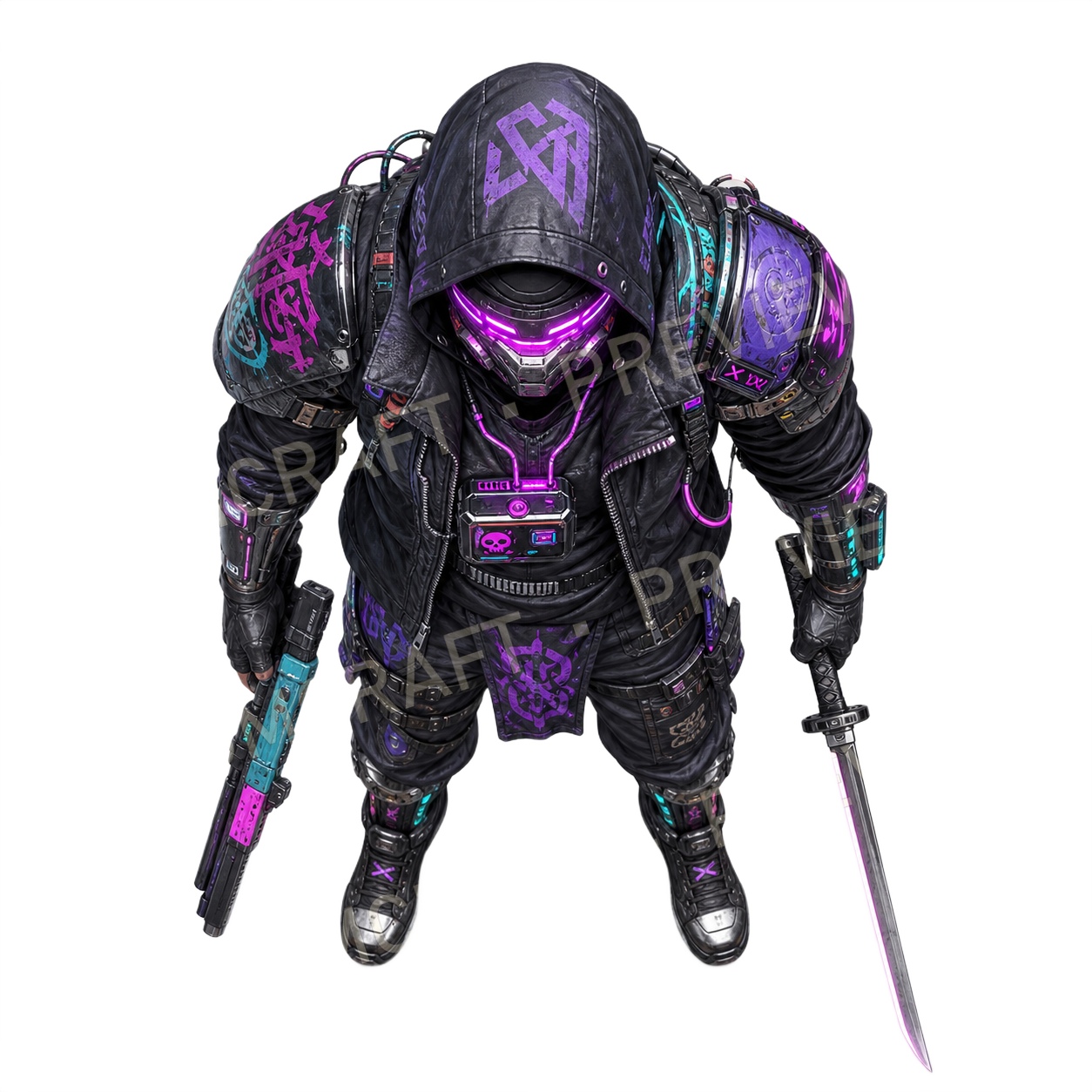 Uv Cloak Smuggler top-down token preview