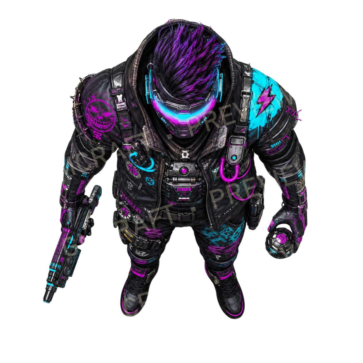 Flashbang Specialist top-down token preview