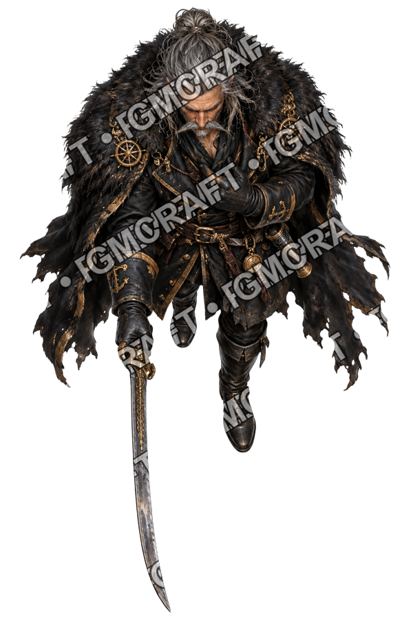 Pirate Ocean 0034 First Officer Kael Total Eclipse Topdown Token top-down token preview