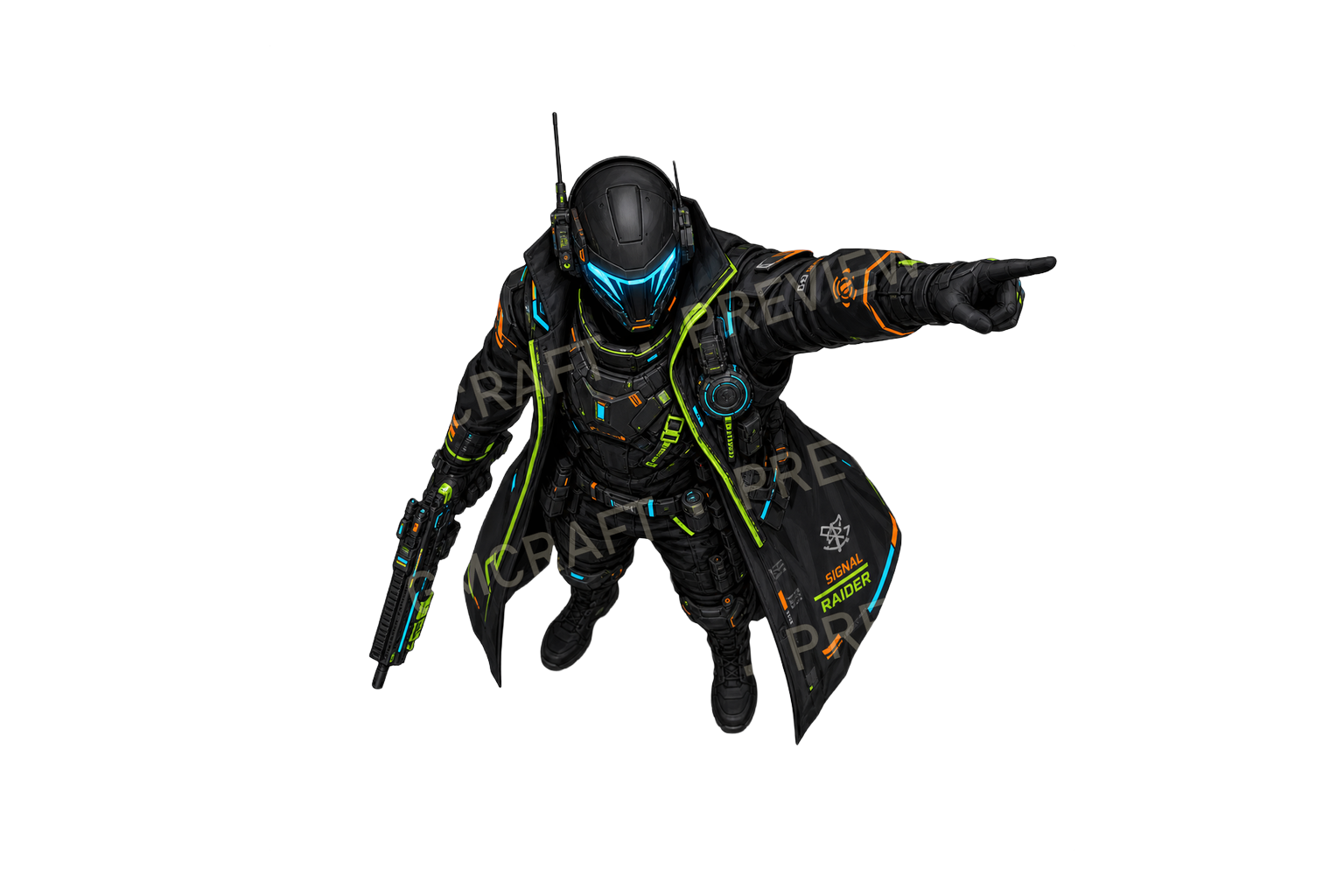 Obsidian Signal Raiders product preview 4