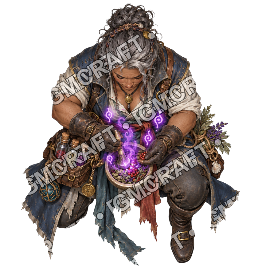 Pirate Ocean 0055 Deck Healer Arcane Glow Topdown Token top-down token preview