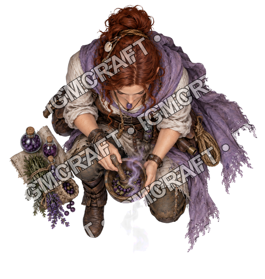 Pirate Ocean 0056 Deck Healer Morning Fog Topdown Token top-down token preview