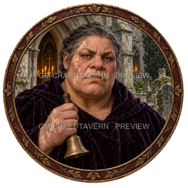 Aperçu du token vu du dessus de Durg Stonebrook - Barde
