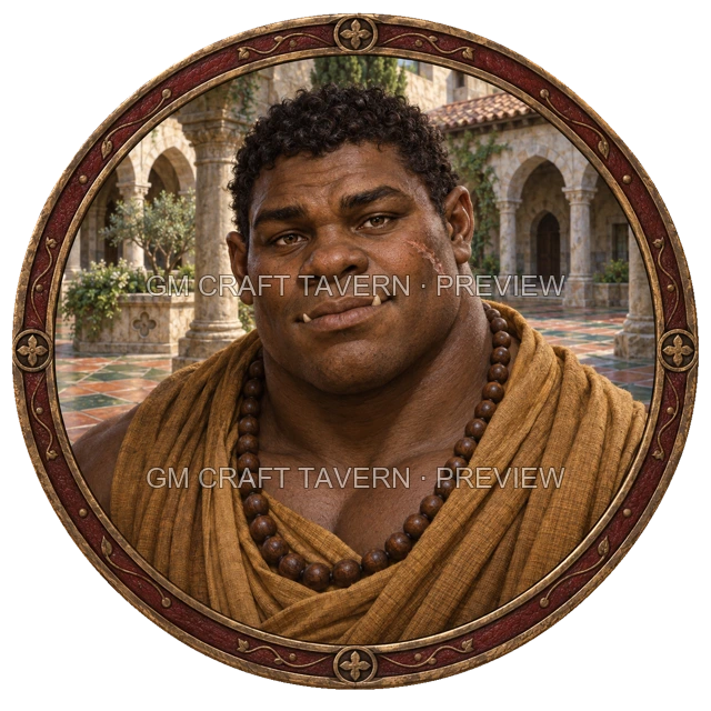 Aperçu du token vu du dessus de Besha Ashfield - Moine
