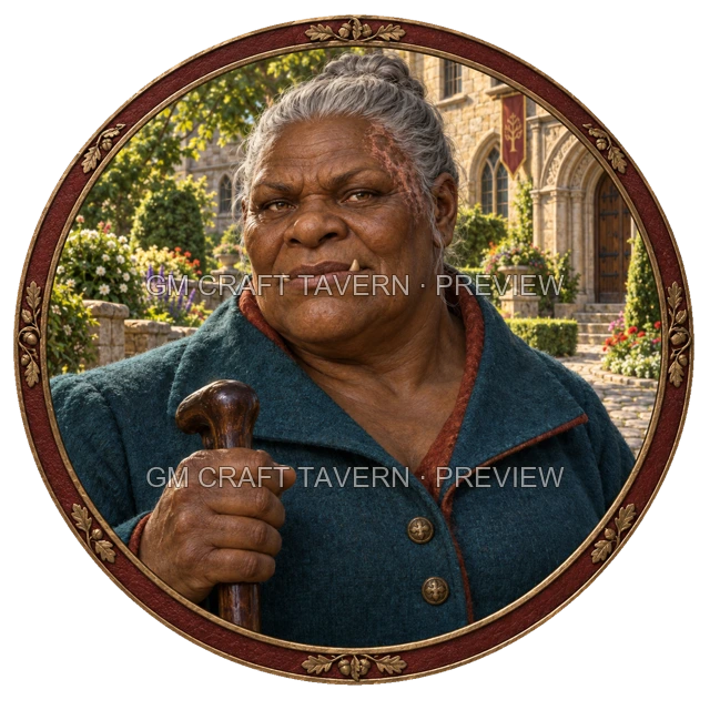 Urdan Oakbend - aperçu de token de noble vu du dessus