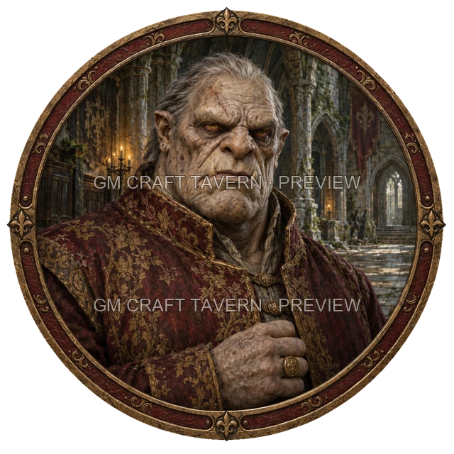 Aperçu du token vu du dessus Noble mort-vivant