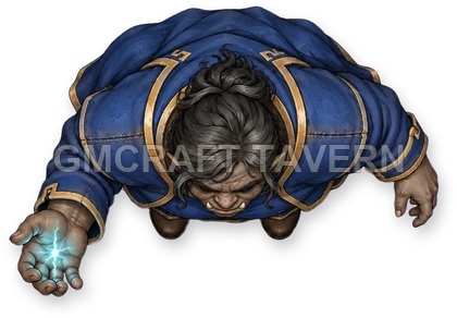 Aperçu du token vu du dessus de Besha Duskford - Ensorceleur