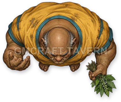 Morga Hillward - aperçu de token de paria vu du dessus