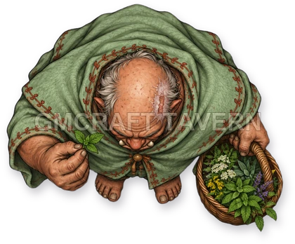 Morga Deepgrove - aperçu de token de guérisseur vu du dessus