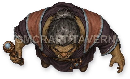 089 · Enemy 07 - Evil Sorcerer top-down token preview