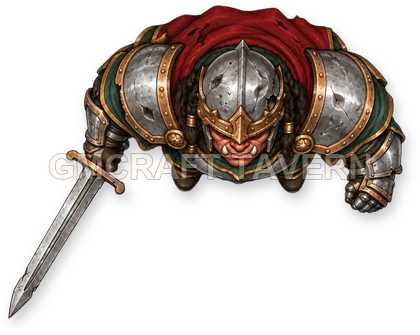 103 · Enemy 21 - Corrupt Knight top-down token preview