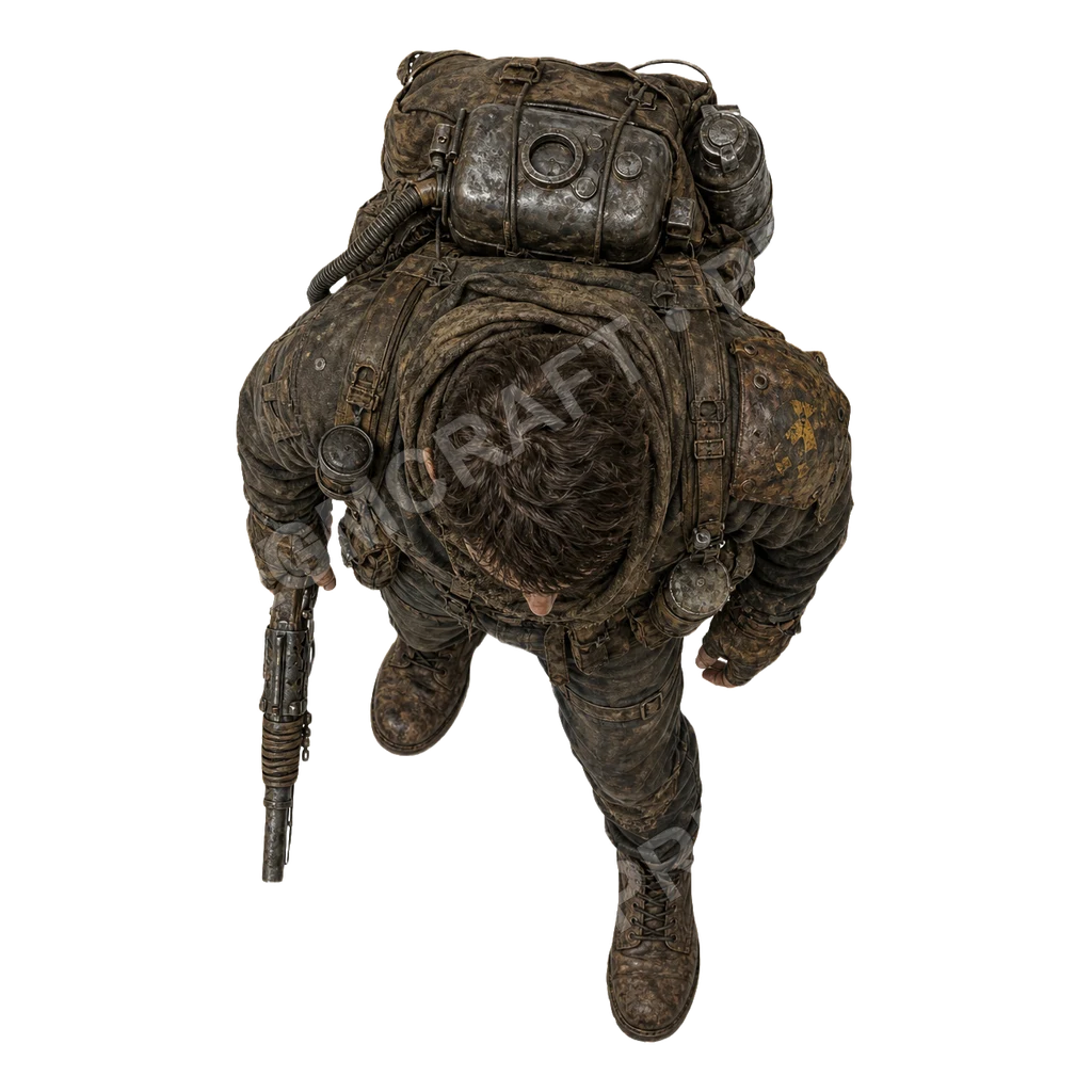 Old Government Soldiers 01 top-down token preview
