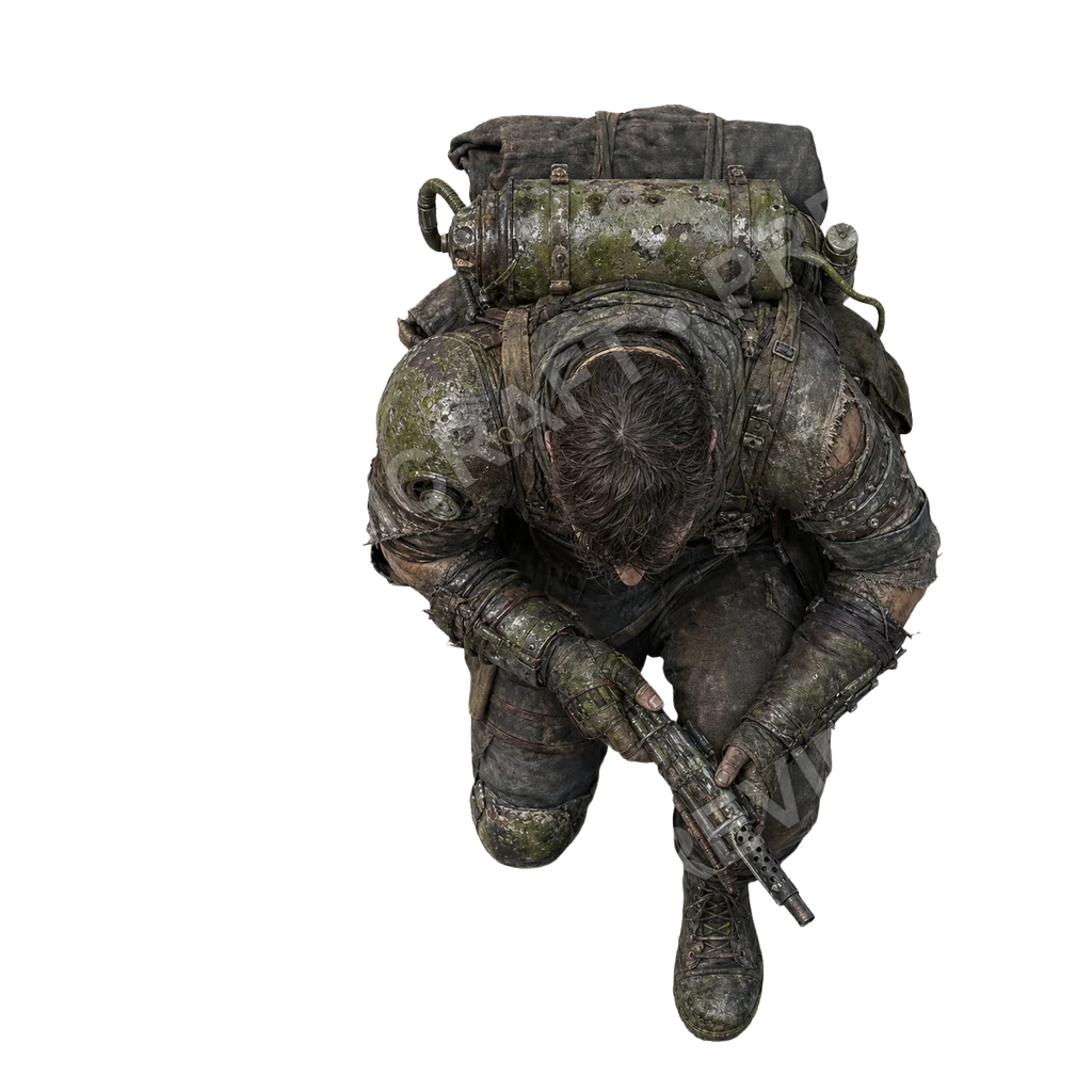Old Government Soldiers 21 top-down token preview