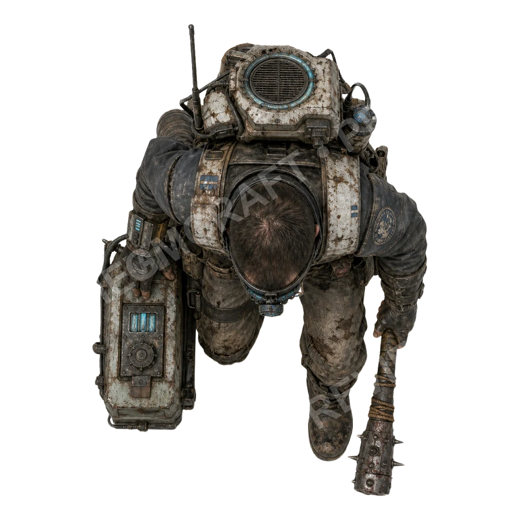 Old Government Soldiers 35 top-down token preview