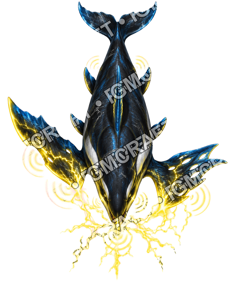 Pirate Ocean 0326 Electric Orca Electric Lens Topdown Token top-down token preview