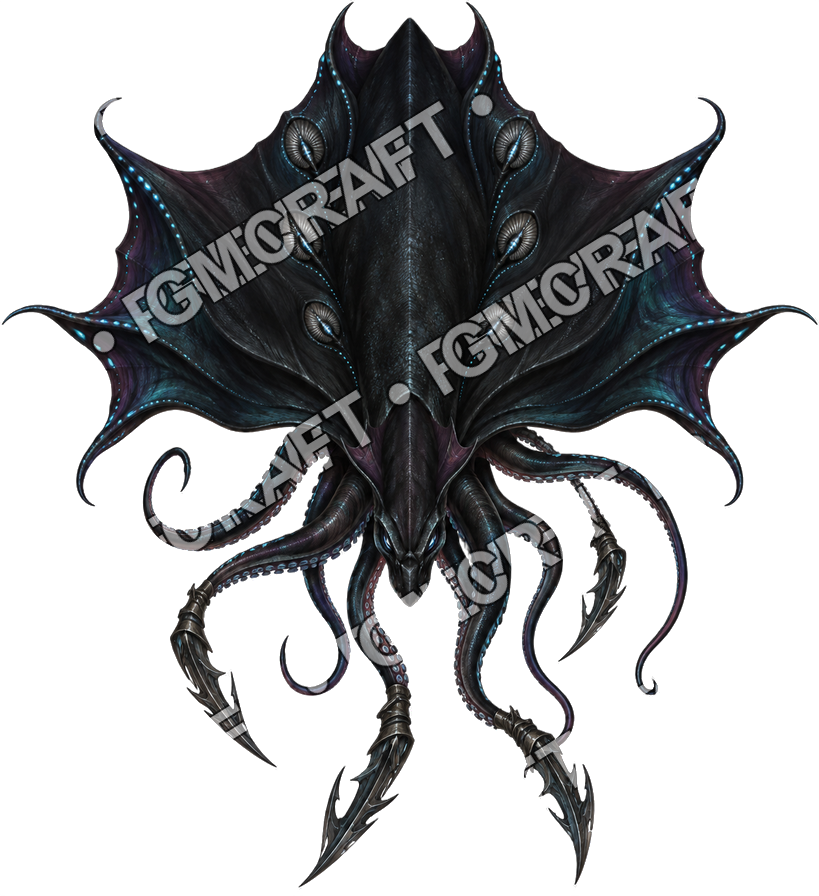 Pirate Ocean 0331 Vampire Squid Void Lens Topdown Token top-down token preview