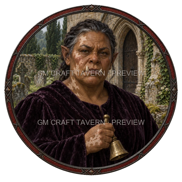 Aperçu du token vu du dessus de Durg Stonebrook - Barde