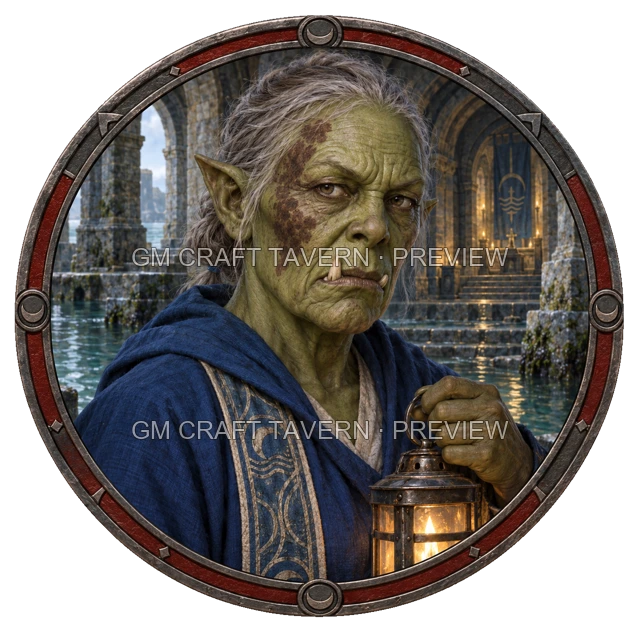 Aperçu du token vu du dessus de Urdan Reedvale - Clerc