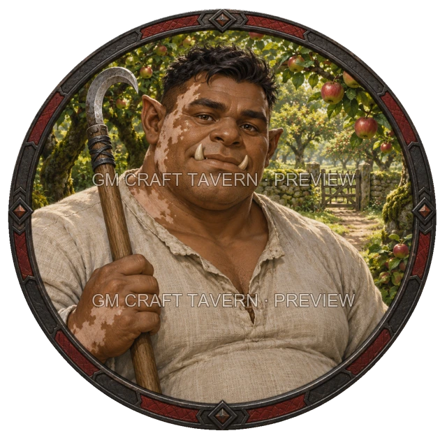 Aperçu du token vu du dessus de Besha Reedvale - Druide