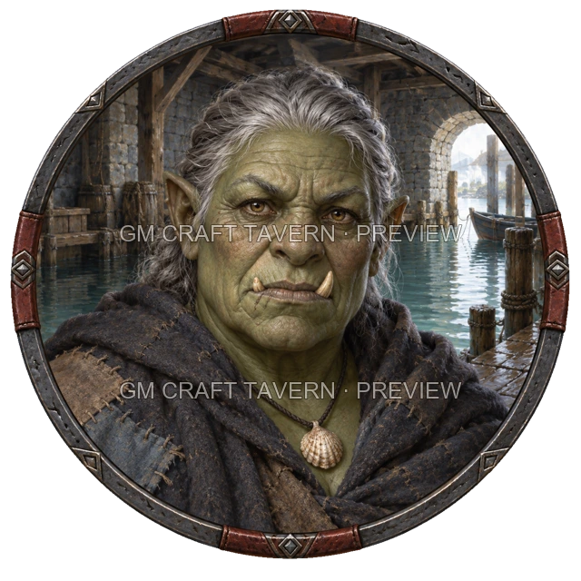 Aperçu du token vu du dessus de Urdan Ironwell - Occultiste