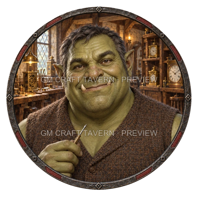 Aperçu du token vu du dessus de Varka Birchhaven - Artificier
