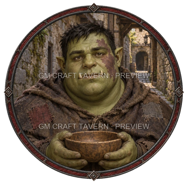 Besha Hillward - aperçu de token de paria vu du dessus