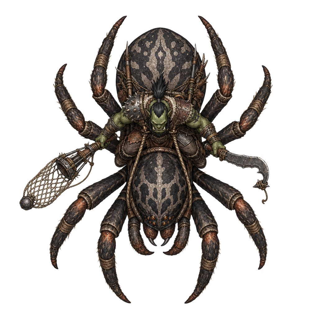 Orbweaver Trapper top-down token preview