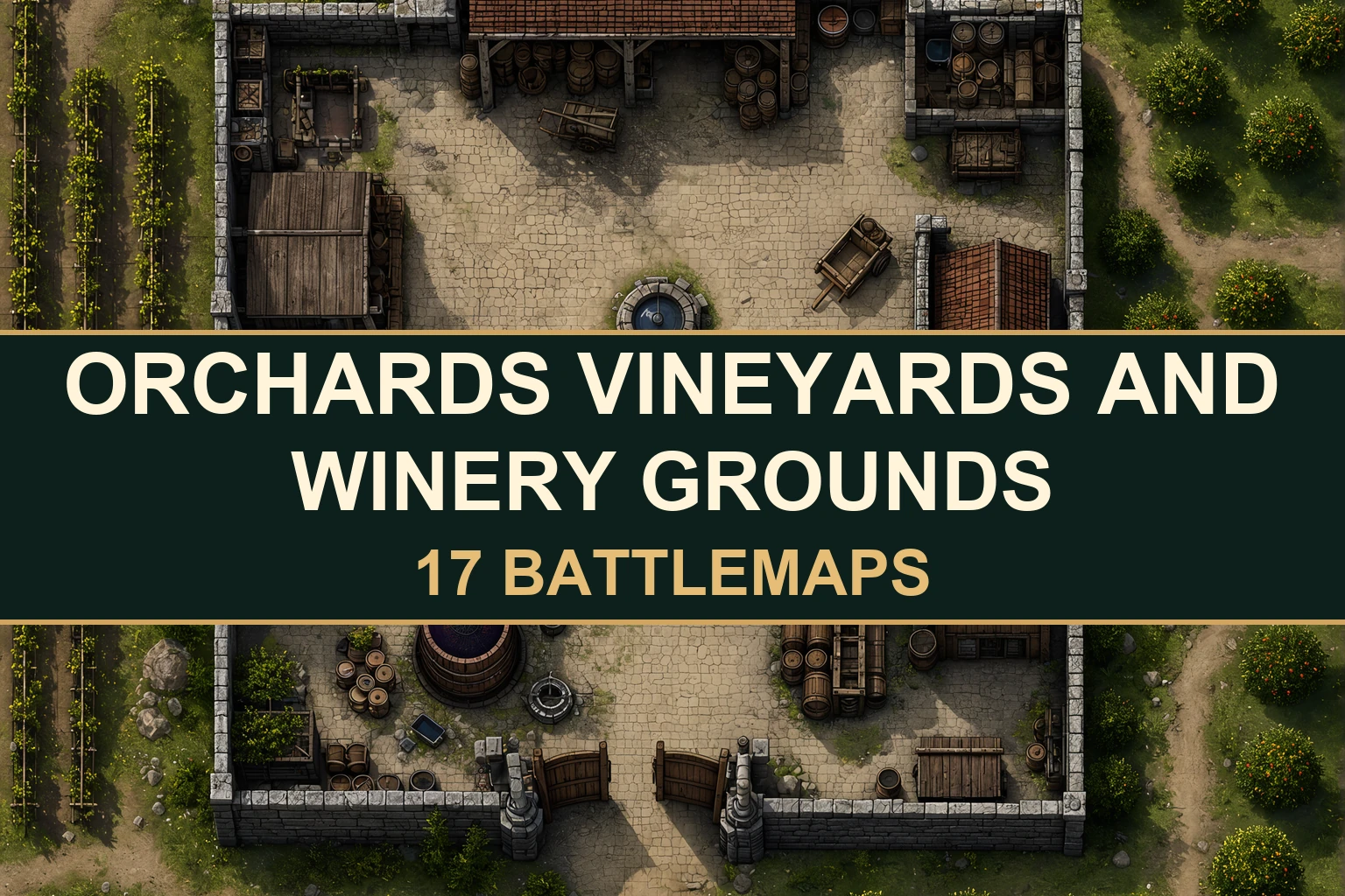 Orchards Vineyards And Winery Grounds — 17 Battlemaps