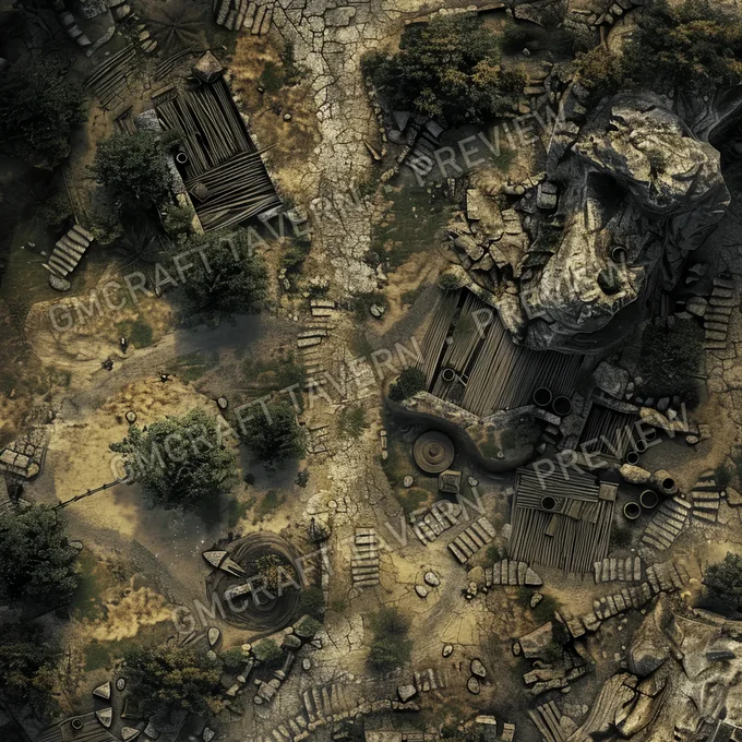 Aperçu de la battlemap Battlemap Fall