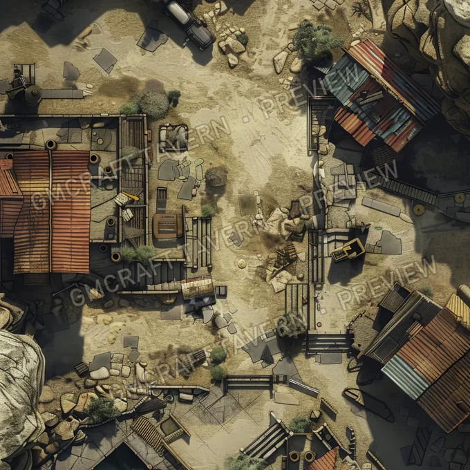 Aperçu de la battlemap Battlemap Fall
