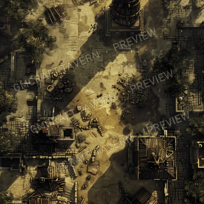 Aperçu de la battlemap Battlemap Fall