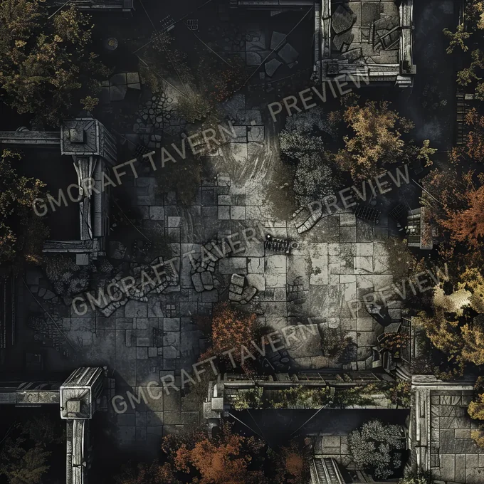 Aperçu de la battlemap Battlemap Fall
