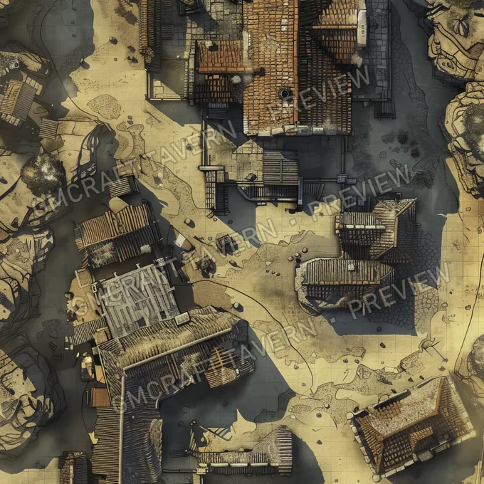 Aperçu de la battlemap Battlemap Fall