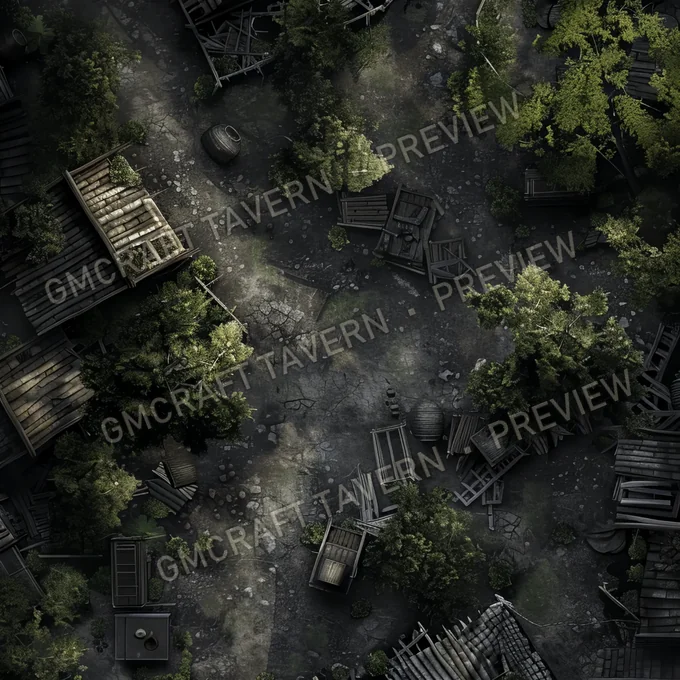 Aperçu de la battlemap Battlemap Fall