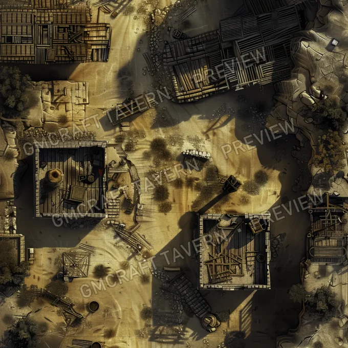 Aperçu de la battlemap Battlemap Fall