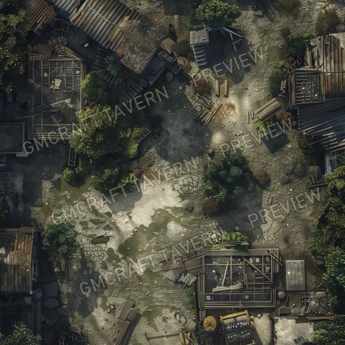 Aperçu de la battlemap Battlemap Fall