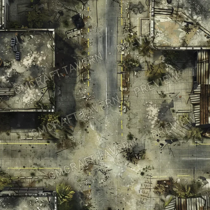 Aperçu de la battlemap Battlemap Fall