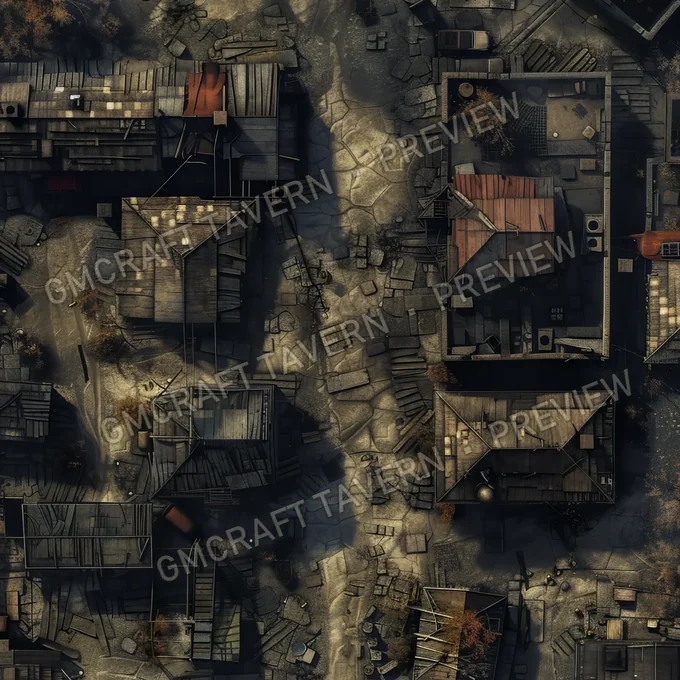 Aperçu de la battlemap Abandonned