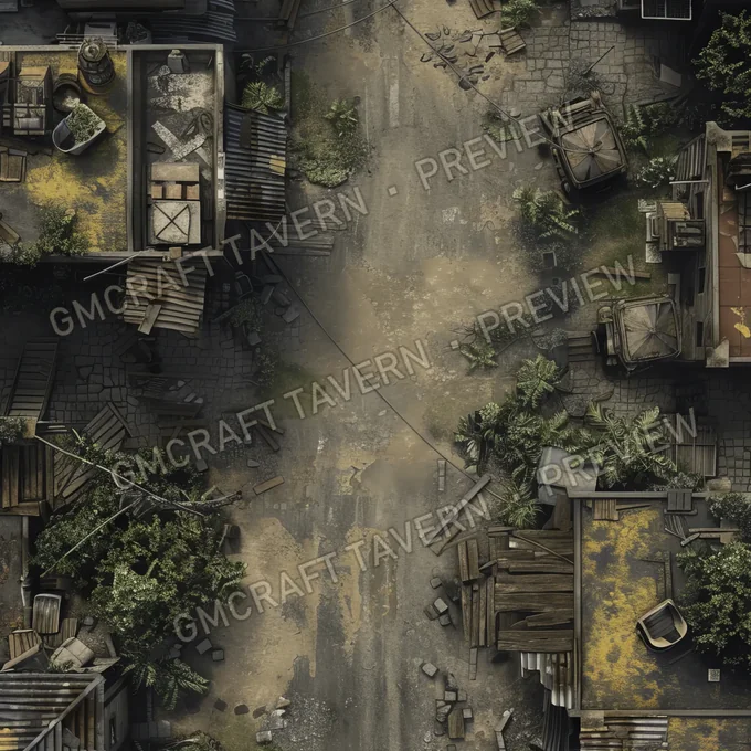 Aperçu de la battlemap Abandonned