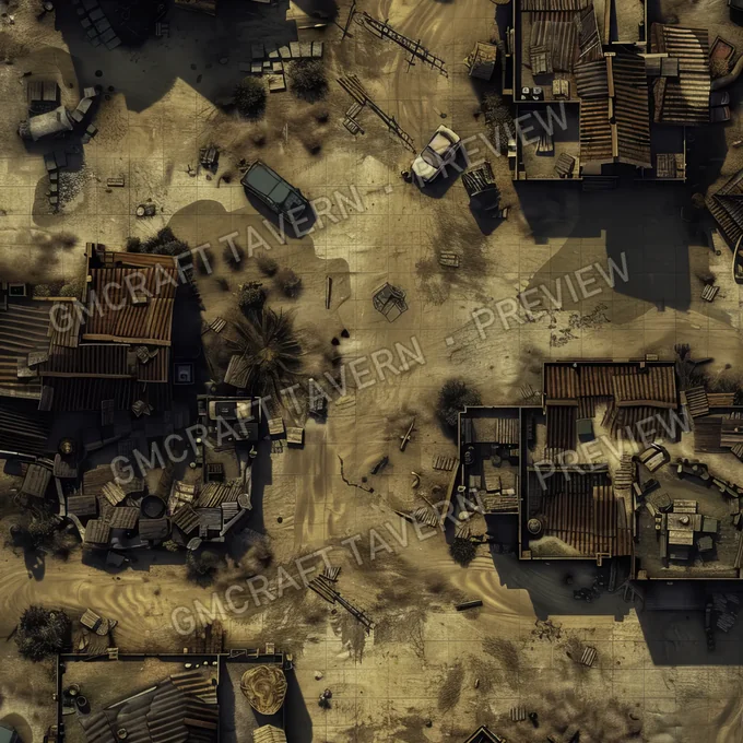 Aperçu de la battlemap Abandonned Battlemap Fal