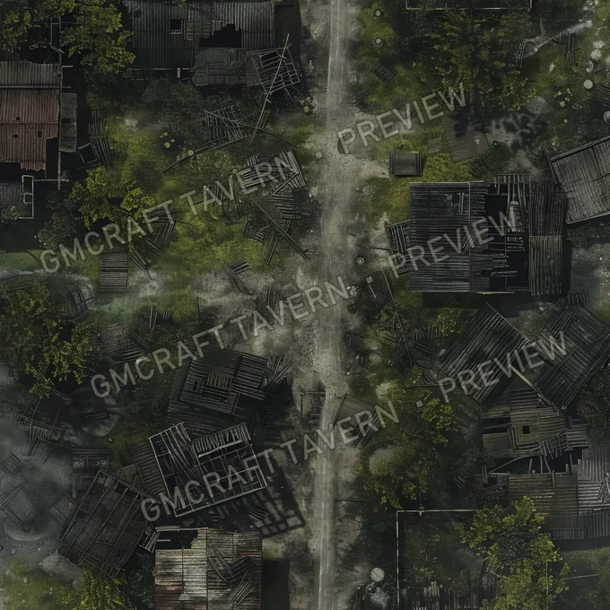 Aperçu de la battlemap Abandonned Battlemap Fal