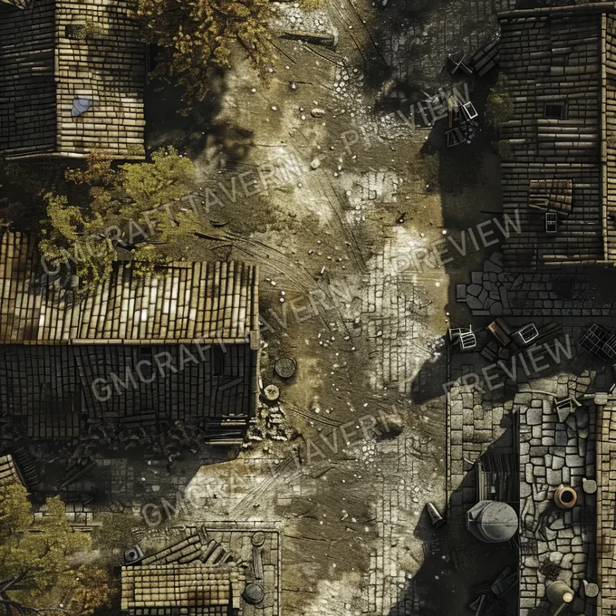 Aperçu de la battlemap Abandonned Battlemap Fal