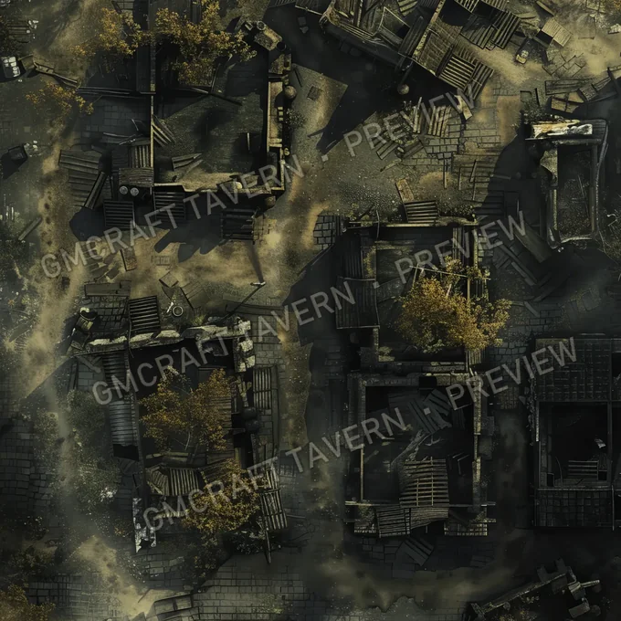 Aperçu de la battlemap Abandonned Battlemap Fal
