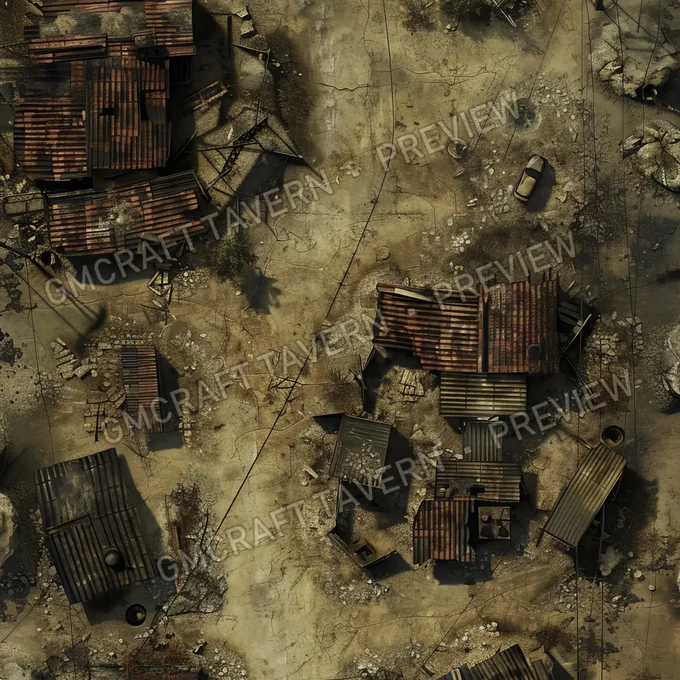 Aperçu de la battlemap Abandonned Battlemap Fal