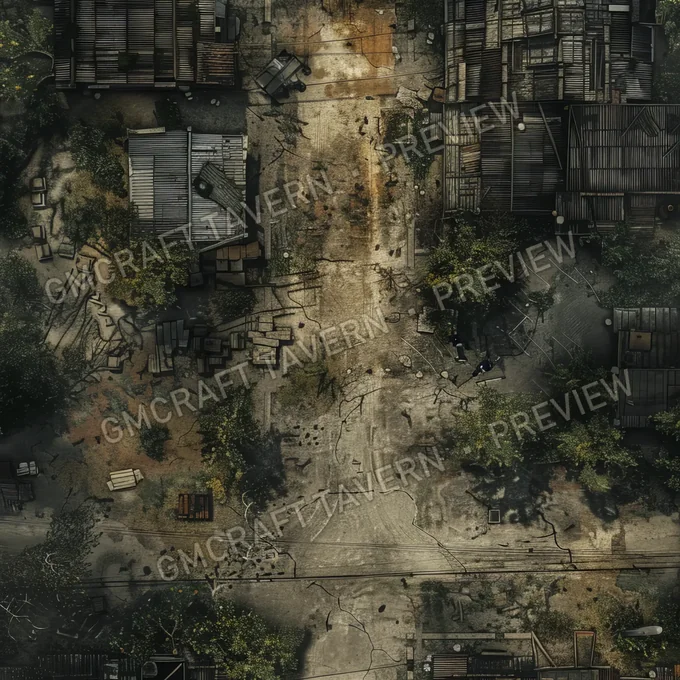 Aperçu de la battlemap Abandonned Battlemap Fal